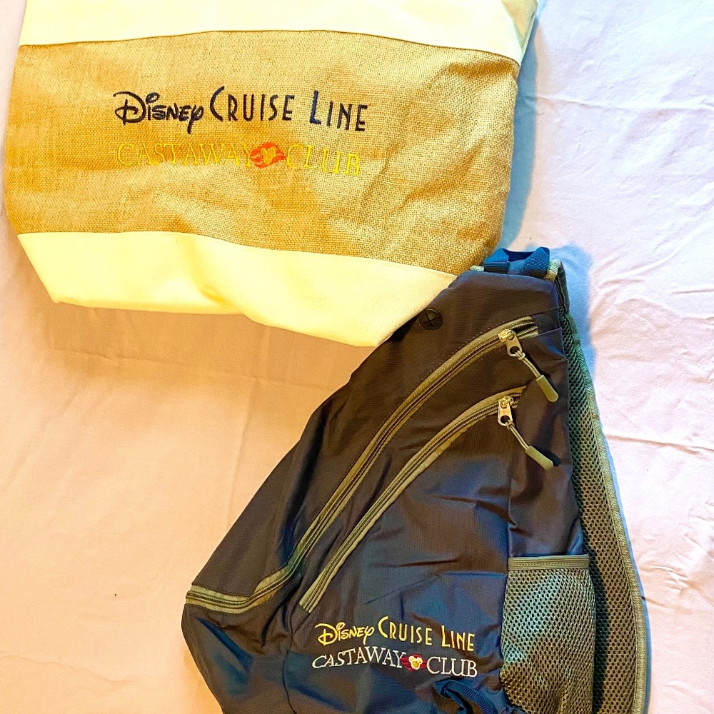 2 Disney Cruise Castaway Club bags
